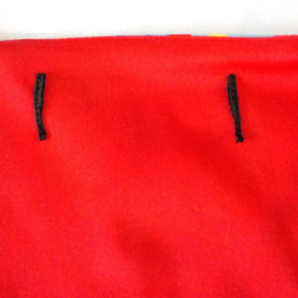 Colleen Lopez Red Boho Chic Sheer Layered Blouse Plus Size 2X - Picture 7 of 8